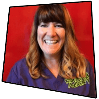 Kathy, prescott valley office manger smiling