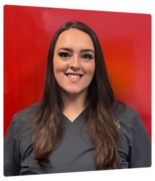 Catherine, dental assistant smiling