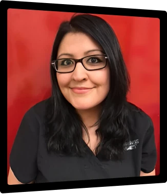 Delia, treatment coordinator smiling